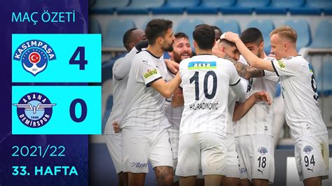 Adana Demirspor, Kasımpaşa'ya 3-1 yenildi! ÖZET- GOLLER